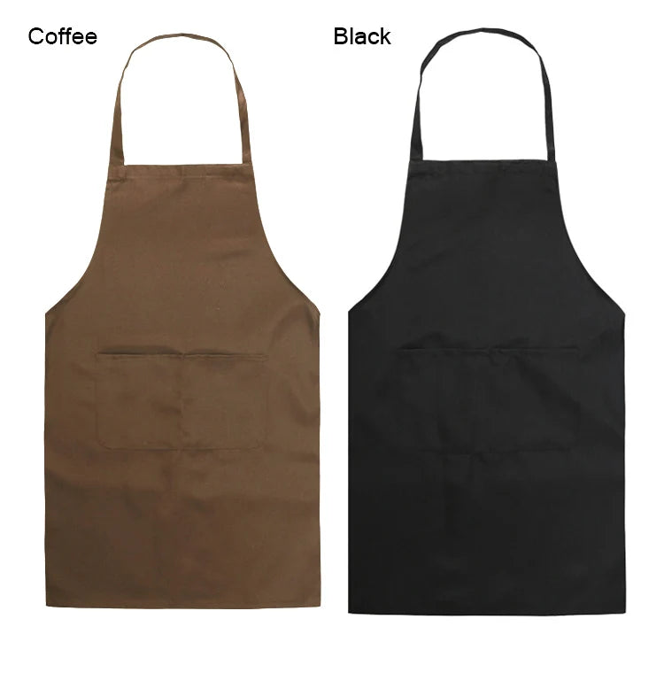 Custom Logo Kitchen Apron – Unisex Chef Workwear for Cooking and Catering