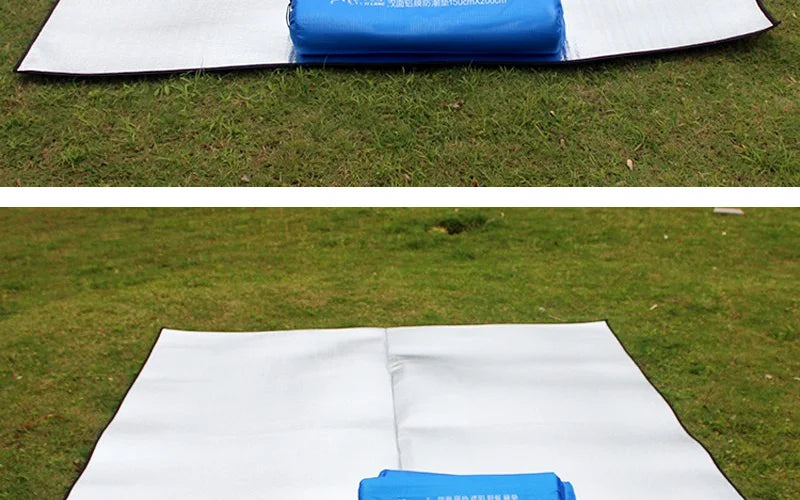 Aluminum Foil Picnic Mat – Moisture-proof Camping Pad for Outdoor Hiking