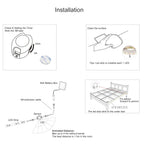 Motion Sensor LED Strip Light – Battery Operated for Kitchen Cabinet