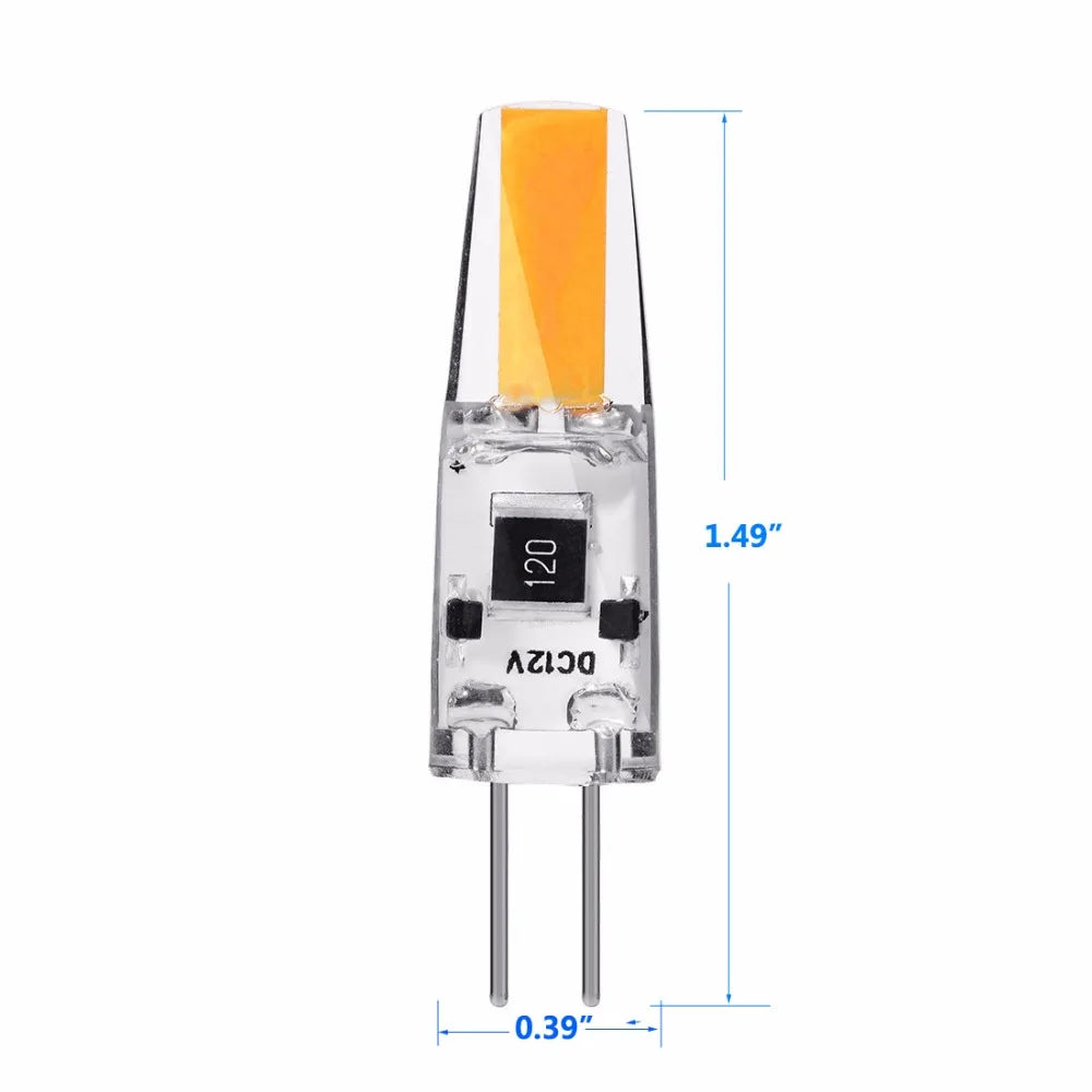 Dimmable G4 LED COB Bulbs – Energy Efficient Lighting for Chandeliers