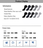 Bamboo Fiber Ankle Socks – Breathable Anti-Bacterial Footwear for Daily Casual Wear