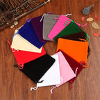 Velvet Drawstring Jewelry Bags – Soft Gift Pouches for Wedding Packaging