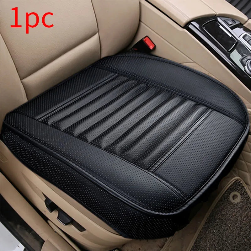 Universal Leather Car Seat Covers – Protective Cushion Pads for Auto Interior