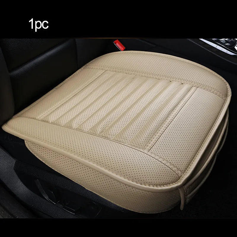 Universal Leather Car Seat Covers – Protective Cushion Pads for Auto Interior