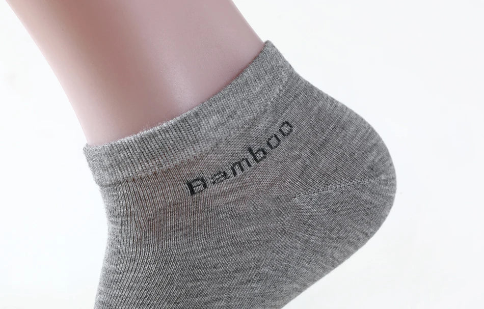 Bamboo Fiber Ankle Socks – Breathable Anti-Bacterial Footwear for Daily Casual Wear