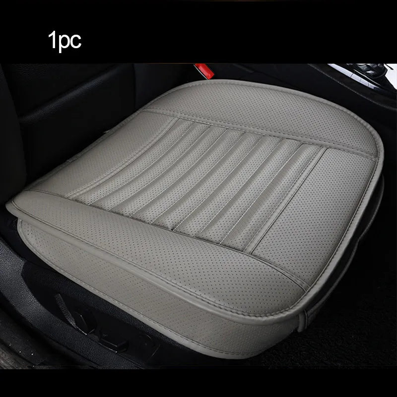 Universal Leather Car Seat Covers – Protective Cushion Pads for Auto Interior