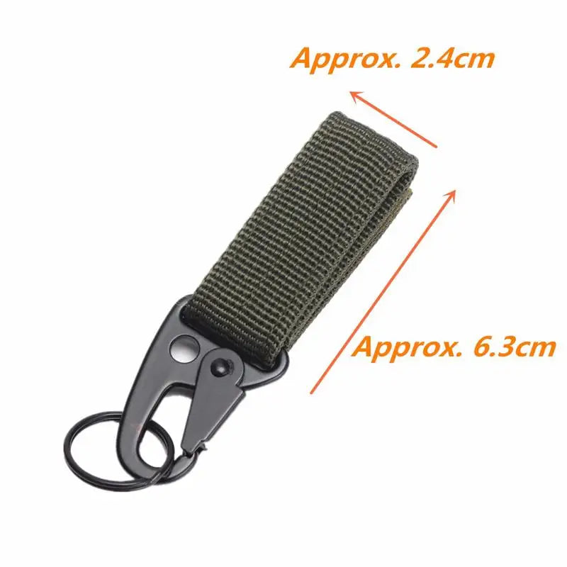 Tactical Carabiner Keychain – Heavy Duty Clip for Outdoor Camping Gear