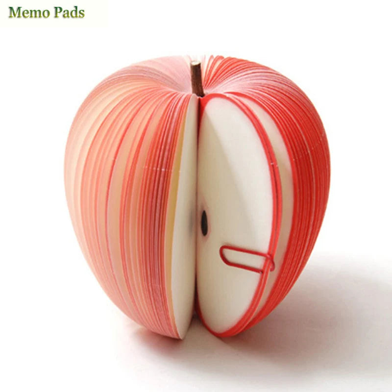 Fruit Shape Sticky Notes – Creative Paper Memo Pads for School Office Supplies