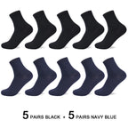 Bamboo Fiber Compression Socks – Men's Business Casual Dress for Comfort