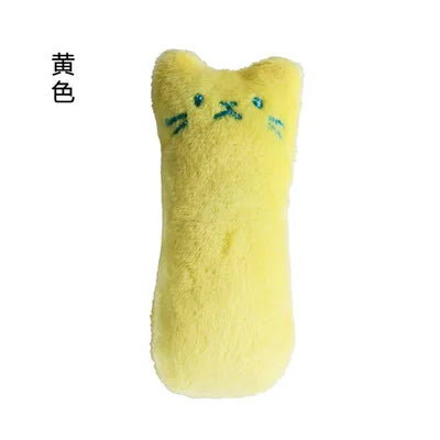 Interactive Catnip Plush Toy – Vocal Chewing Teether for Kitten Play