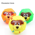 6cm Rubber Squeaky Ball – Durable Chew Toy for Small Dogs and Puppies