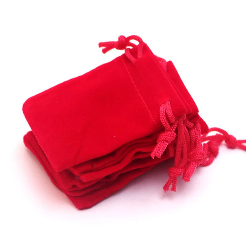 Velvet Drawstring Jewelry Bags – Soft Gift Pouches for Wedding Packaging