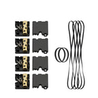 3D Printer Injection Slider Set with Copper Sleeve and Timing Belt
