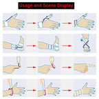 Self-Adhesive Elastic Athletic Tape – Sports Support Wrap for Gym and Injury Recovery
