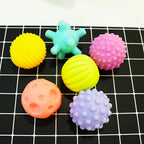 6cm Rubber Squeaky Ball – Durable Chew Toy for Small Dogs and Puppies