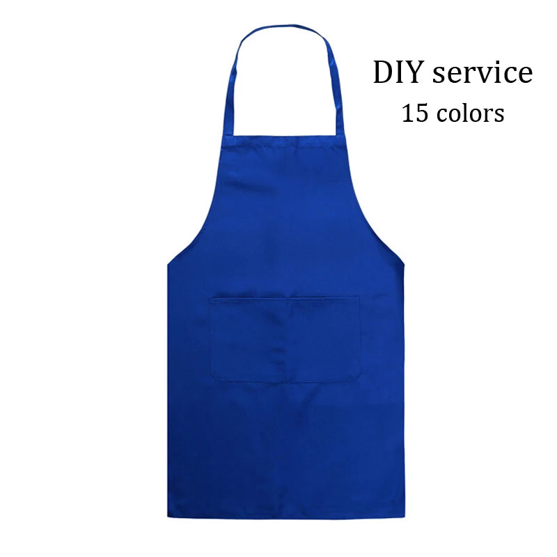 Custom Logo Kitchen Apron – Unisex Chef Workwear for Cooking and Catering