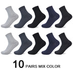 Bamboo Fiber Compression Socks – Men's Business Casual Dress for Comfort