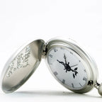 Fullmetal Alchemist Pocket Watch – Silver Quartz Pendant for Anime Cosplay