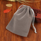Velvet Drawstring Jewelry Bags – Soft Gift Pouches for Wedding Packaging