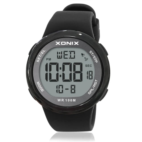 XONIX Digital Sports Watch – Waterproof 100m for Swimming and Outdoor Diving