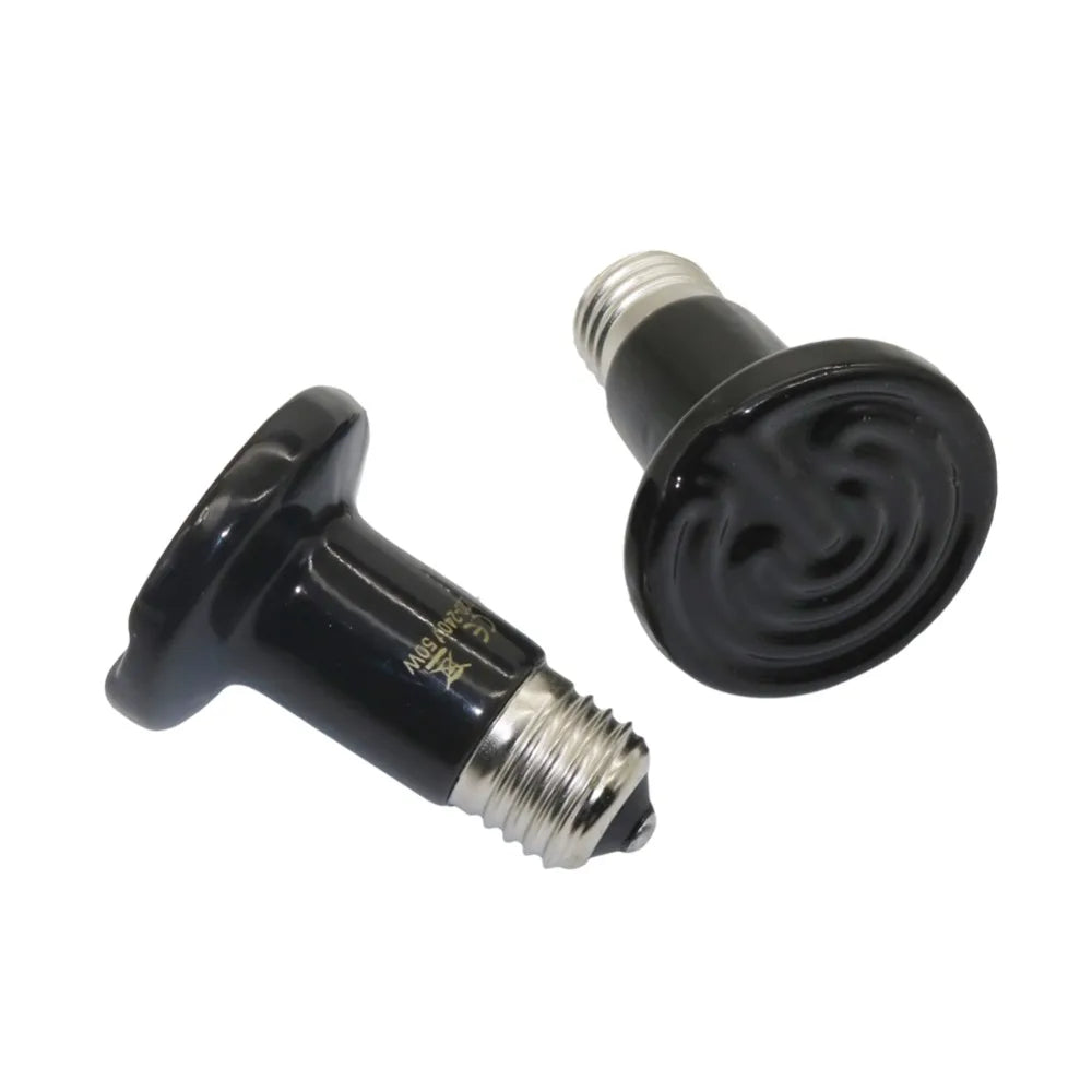 Infrared Ceramic Heat Bulb – E27 Mini Emitter for Reptile Pet Brooder Lamp