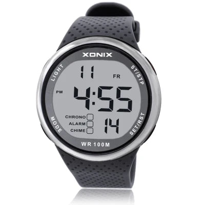 XONIX Digital Sports Watch – Waterproof 100m for Swimming and Outdoor Diving