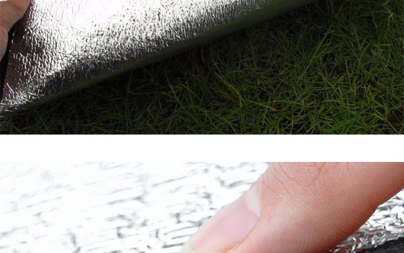 Aluminum Foil Picnic Mat – Moisture-proof Camping Pad for Outdoor Hiking
