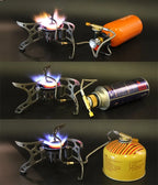 Portable Multi-Fuel Camping Stove – Liquid Gas Burner for Outdoor Cooking