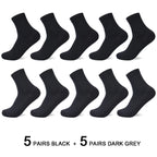 Bamboo Fiber Compression Socks – Men's Business Casual Dress for Comfort