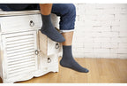 Bamboo Fiber Compression Socks – Men's Business Casual Dress for Comfort