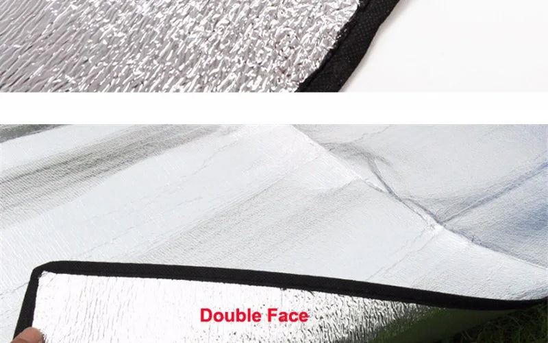 Aluminum Foil Picnic Mat – Moisture-proof Camping Pad for Outdoor Hiking