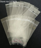 Clear Self-Adhesive Cellophane Bags – Hanging Plastic Pouches for Candy Cookies