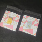 Self-Adhesive Bow-Knot Cookie Bags – 10x10cm Plastic Packaging for Parties