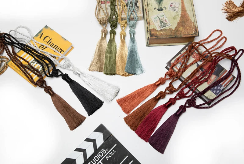 Decorative Tassel Curtain Tiebacks – Elegant Holdbacks for Home Drapery