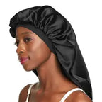 Spandex Dreadlock Tube Cap – Elastic Satin Hair Wrap for Sleeping