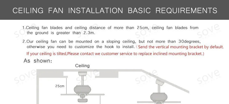 Modern DC Motor Ceiling Fan – Low Profile Minimalist for Home Decor