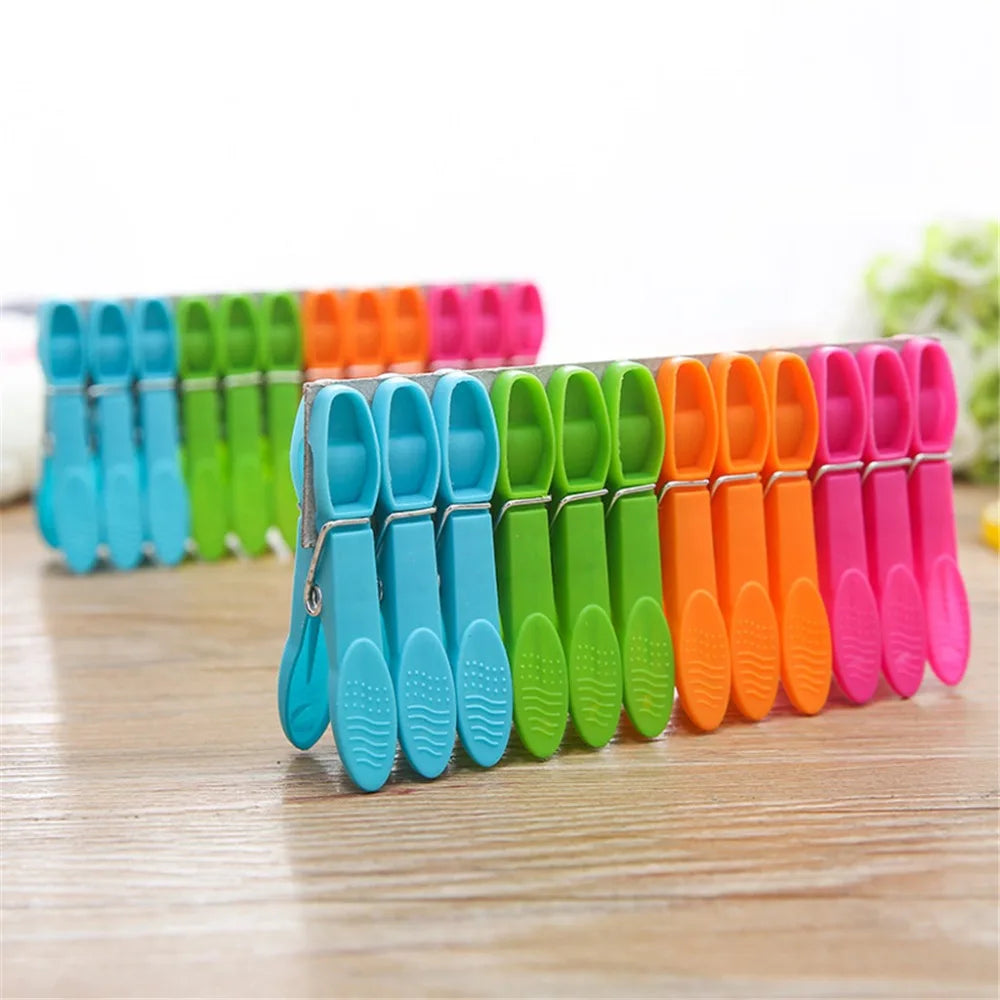 Plastic Laundry Clothespins – Durable Hanging Pegs for Drying Clothes