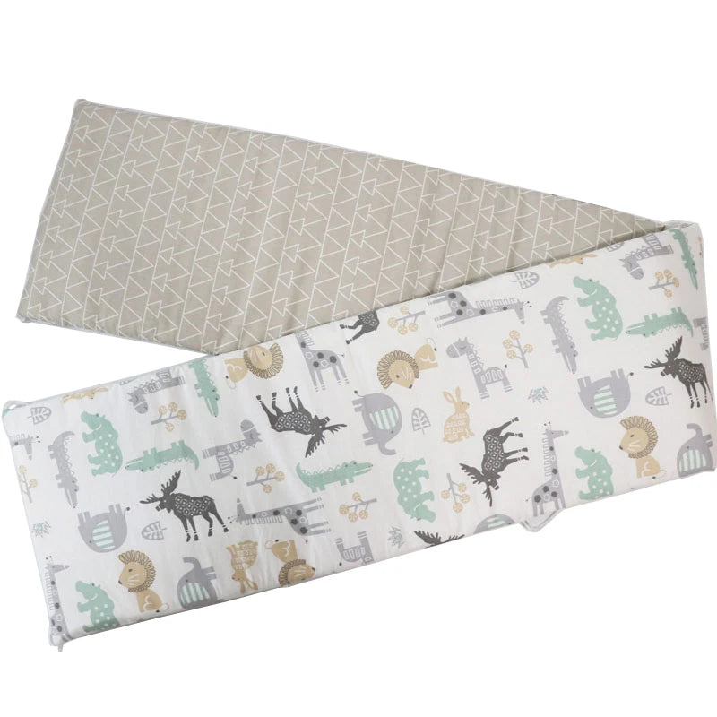 Cotton Star Crib Bumper – Thickened Protective Bedding for Newborn Infants