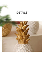 Gold Pineapple Statue – Nordic Metal Art for Modern Home Living Room Decor