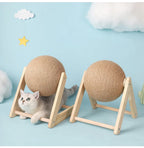 Sisal Rope Scratching Ball – Interactive Claw Grinder for Cat Exercise