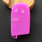 Silicone Car Key Case – Protective Fob Cover for Jeep and Chrysler Vehicles