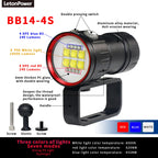 Underwater LED Photography Light – 20000LM Waterproof Video Torch for Diving