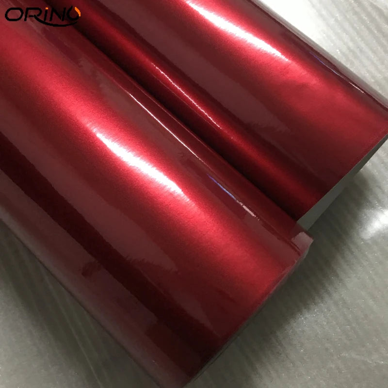 Metallic Candy Vinyl Car Wrap – Glossy Glitter Film for Vehicle Decoration