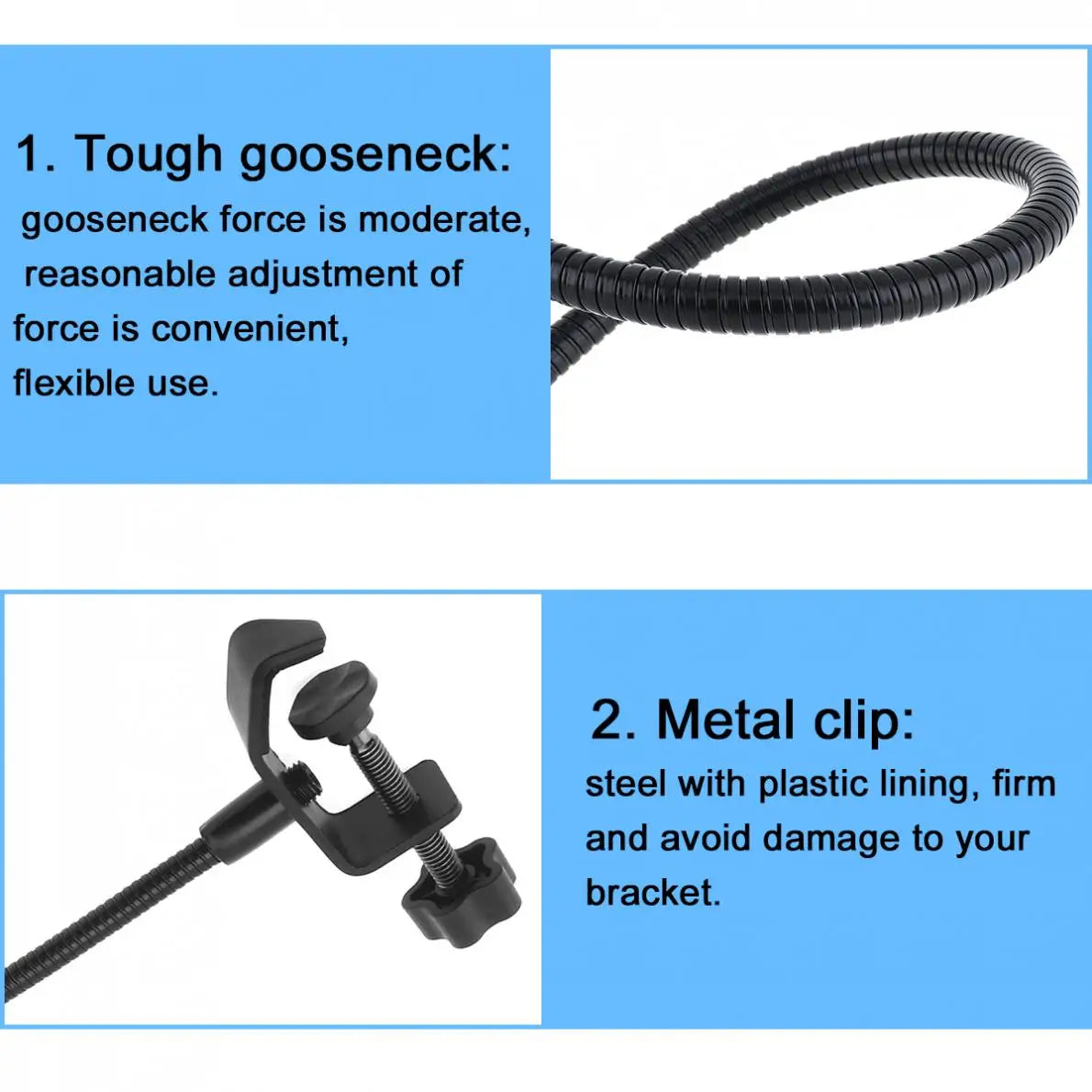 Double Layer Pop Filter – Flexible Mic Wind Screen for Studio Recording