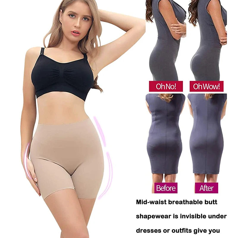 High Waist Shapewear Shorts – Seamless Tummy Control for Women
