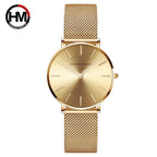 Rose Gold Stainless Steel Watch – Japan Quartz Waterproof for Ladies