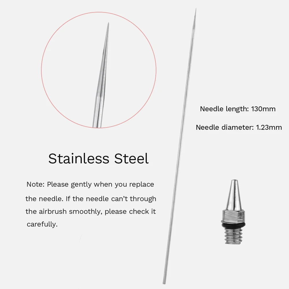 Airbrush Nozzle and Needle Kit – Precision Parts for Model Painting
