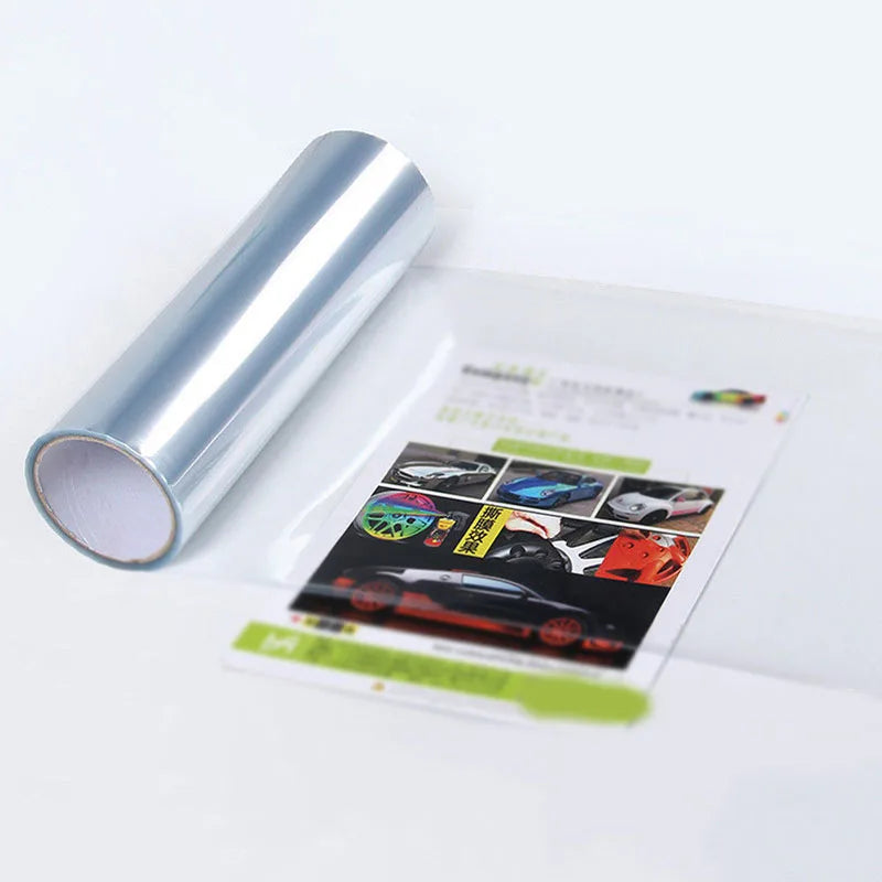 Transparent Vinyl Headlight Film – UV Protection Wrap for Auto Lighting