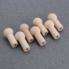 Wall Mounted Wooden Peg Hooks – Decorative Shaker Rack for Home Organization