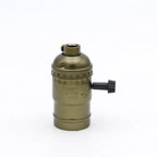 Vintage E26 E27 Lamp Socket – Pull Chain and Knob Switch for Lighting Fixtures